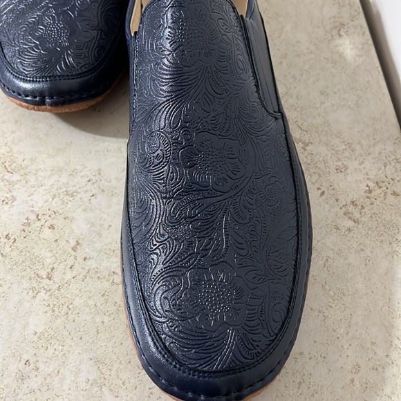 STACY ADAMS Floral, Paisley print, Loafer Mens Shoes - Picture 3 of 10